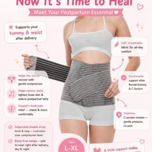 Adjustable Postpartum Recovery Belly Band & Support Wrap